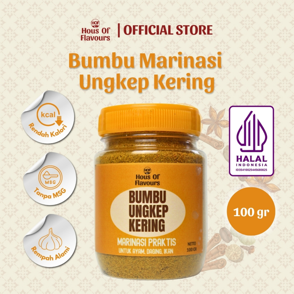 

BUMBU UNGKEP KERING 100gr By Hous Of Flavours