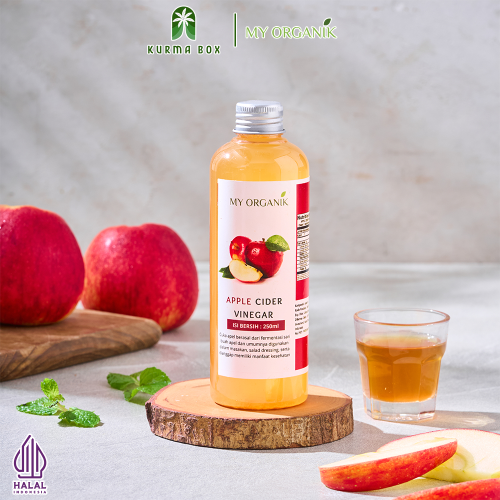 

My Organik Cuka Apel Original Apple cider vinegar Minuman diet dan Kesehatan