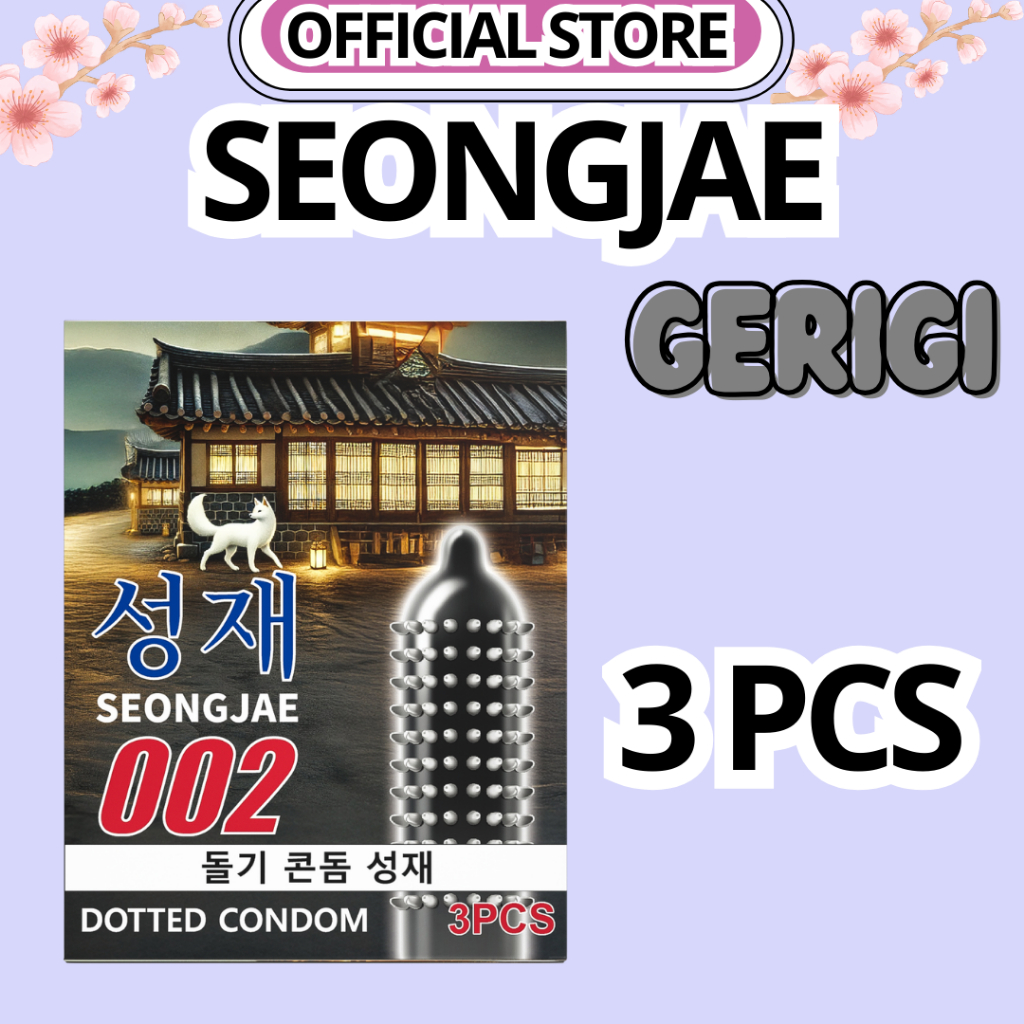 Seongjae 002 Condom Gerigi Ori 3 Pcs