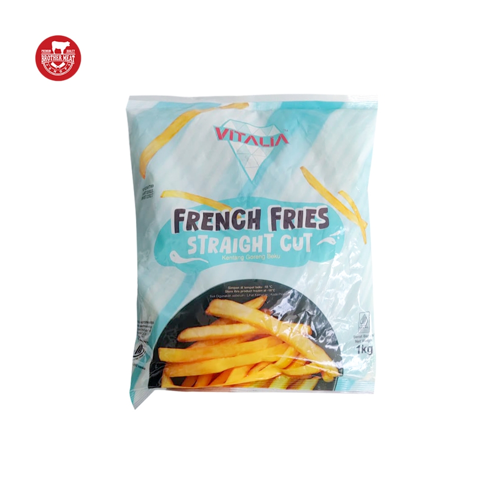 

Vitalia Straight Cut Fries 1kg / Kentang Goreng - Brothermeatshop