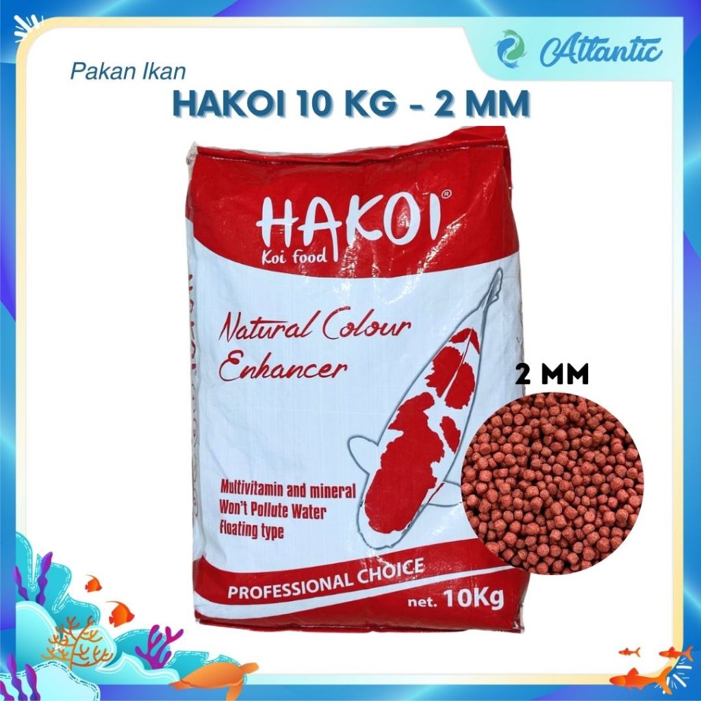 Pakan Koi Pelet Hakoi Pakan Pertumbuhan Ikan Koi Pelet Karung 10Kg