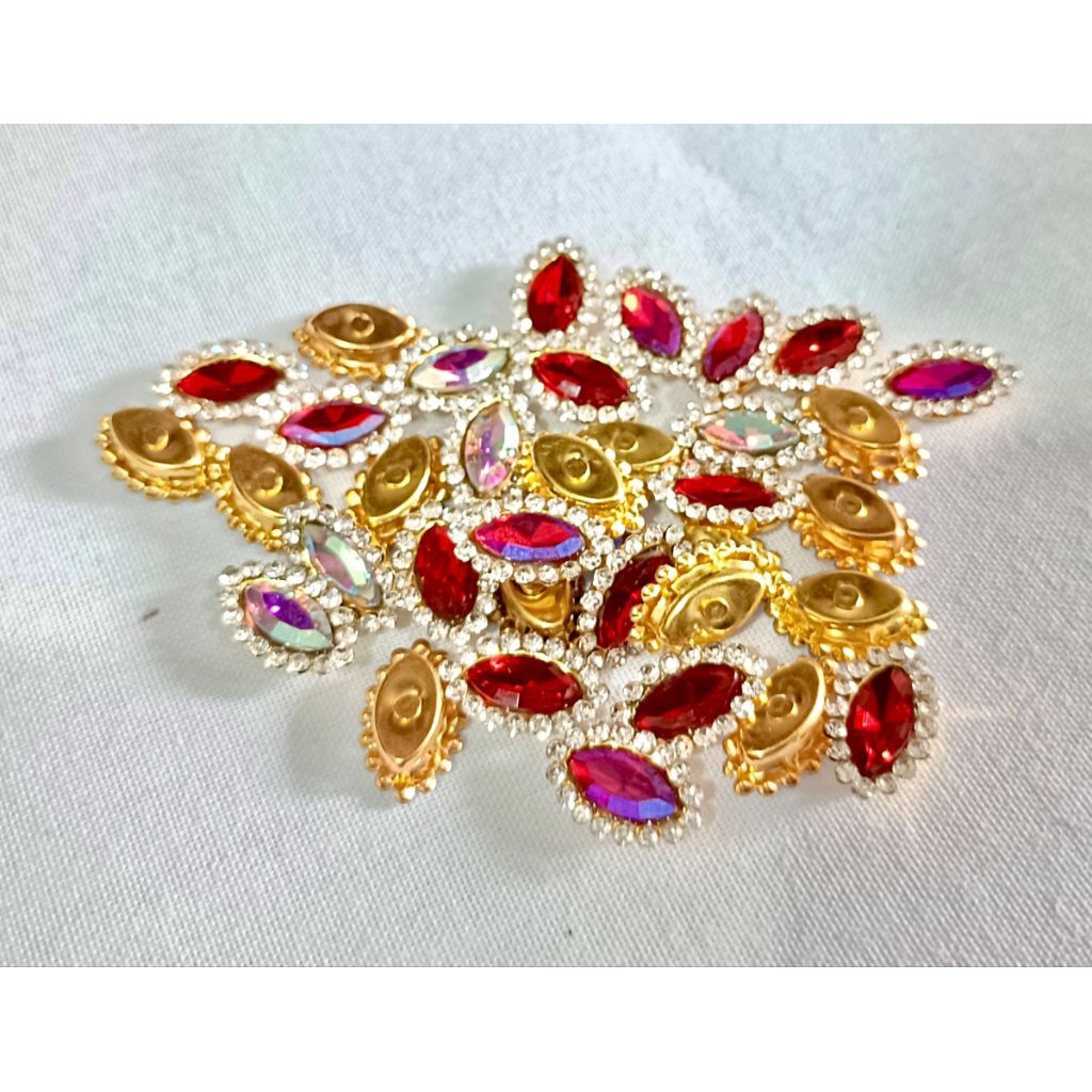 Payet Cangkang Mata 5x10 isi 6 butir gold