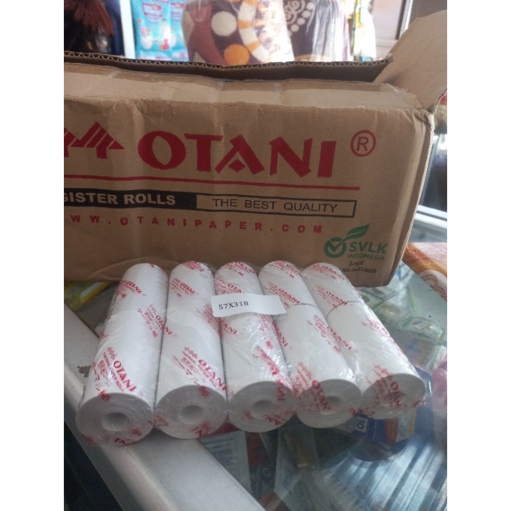 

Kertas Termal 57x31mm 10pcs Mesin EDC merk Otani