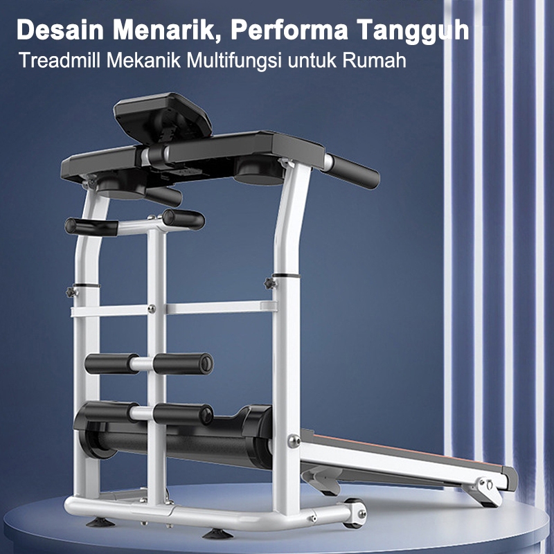 Treadmill Manual /Treadmill Tanpa Listrik/ Treadmill Multifungsi /Treadmill Lipat Alat