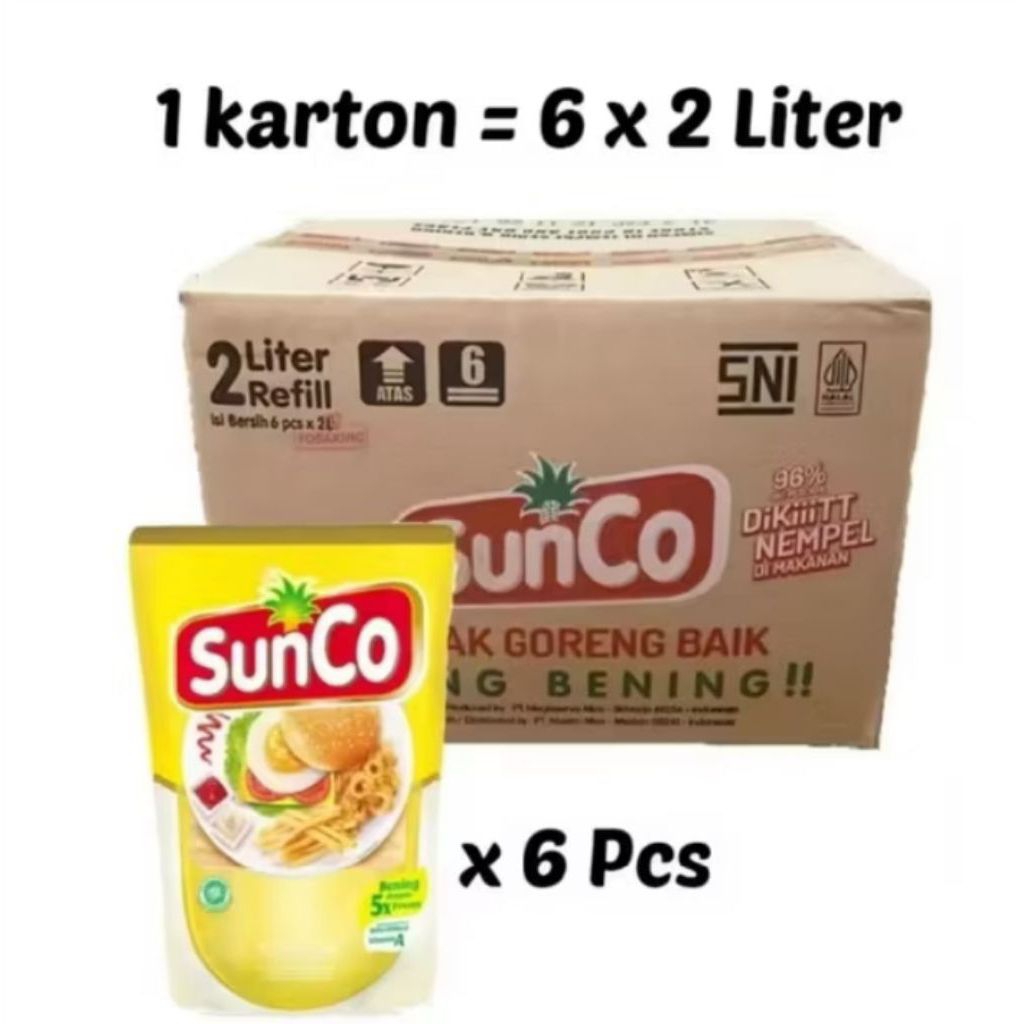 

MINYAK SUNCO 2 LT KARTON
