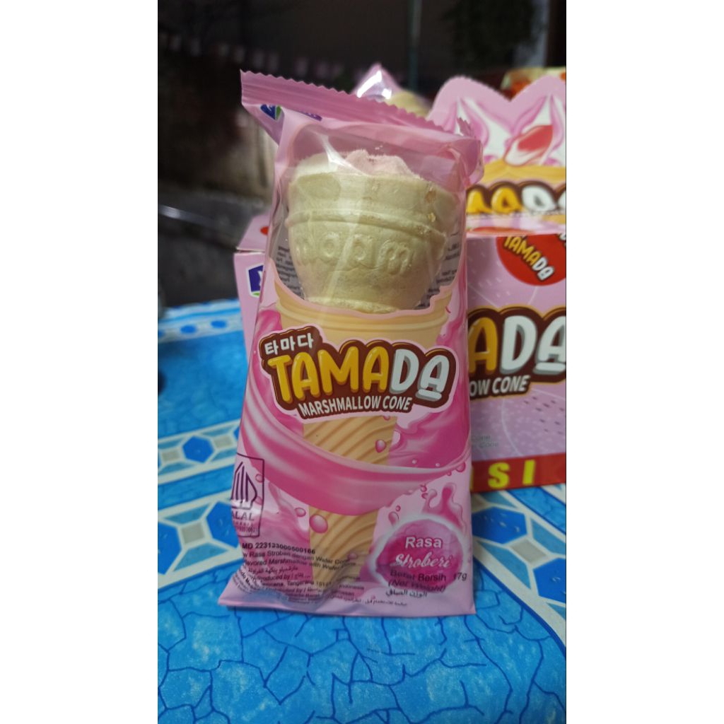 

Tamada Marshmallow Cone rasa Stroberi