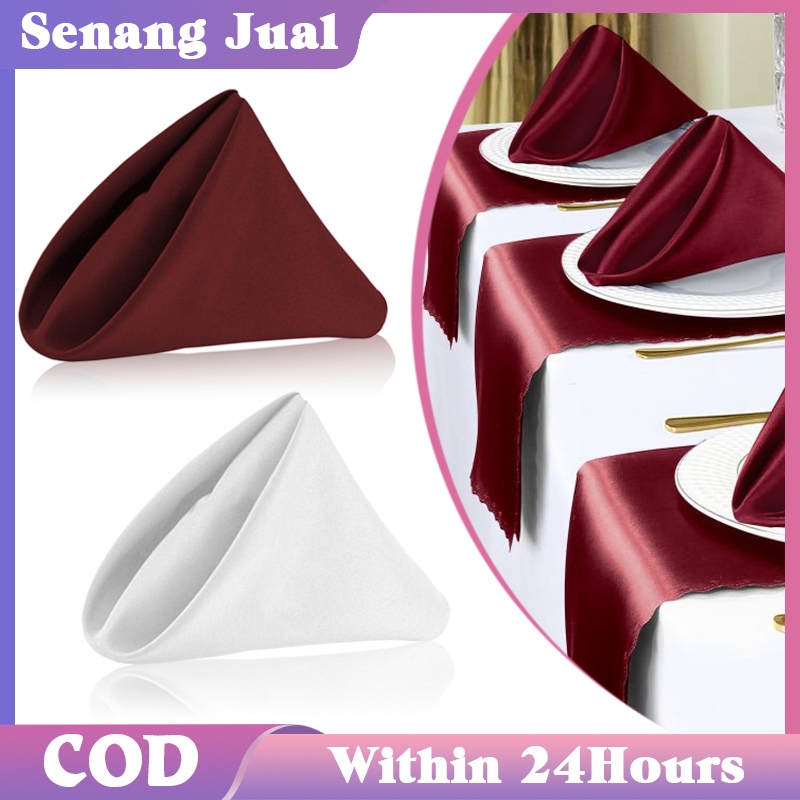 Napkin Hotel Kelas Atas Serbet Makan Kafe Serbaguna Lap Makan Tebal