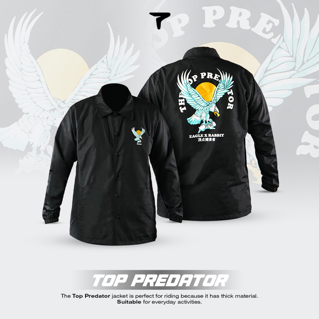 Jaket Coach Pria Tracker Top Predator CJ