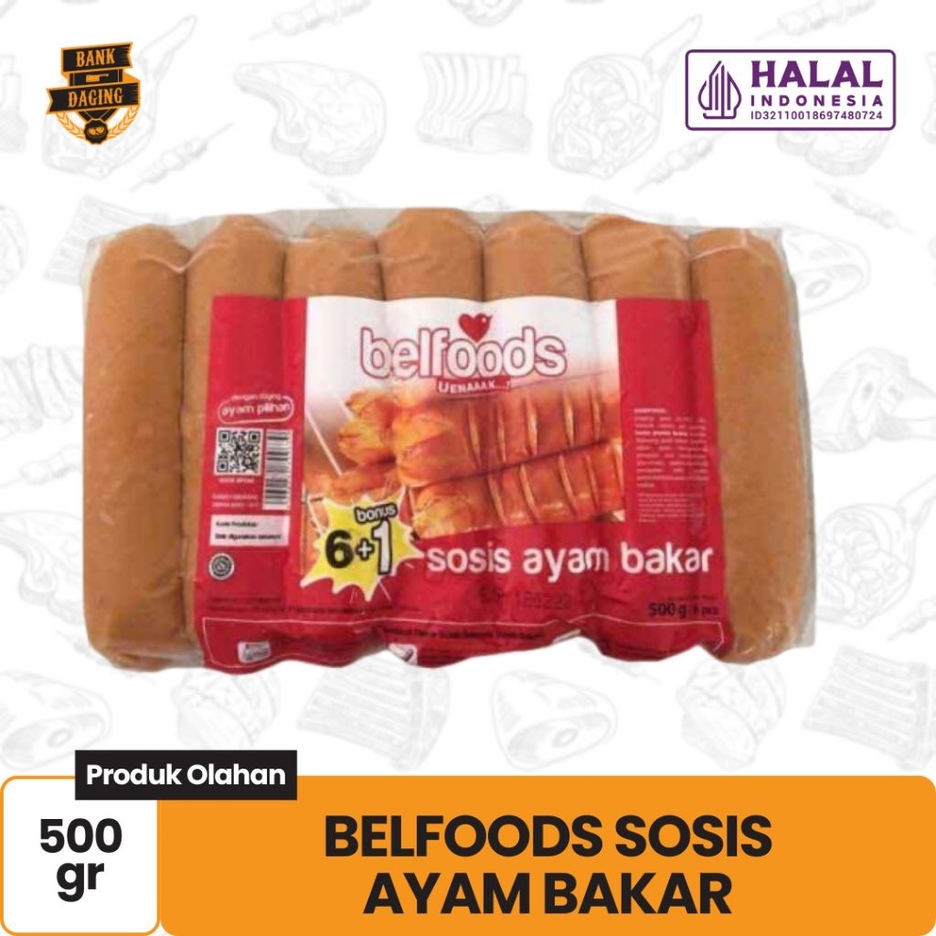 

BELFOODS SOSIS AYAM BAKAR 500gr
