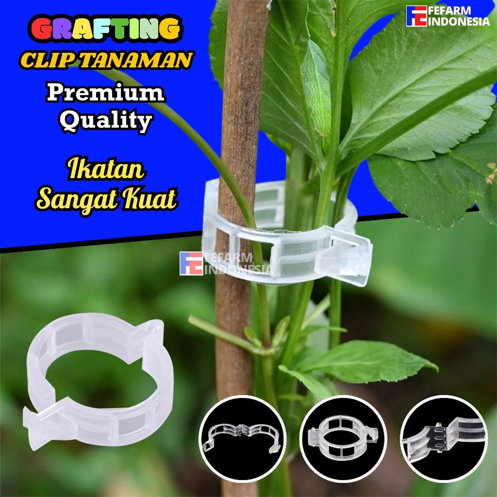 Grafting Clip  Klip Okulasi  Sambung Pucuk Penjepit Okulasi Pengikat Tanaman FEFARM