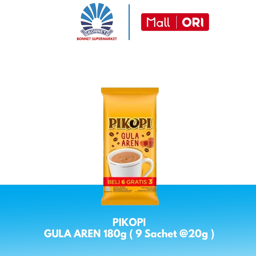 

Pikopi Gula Aren 180g ( 9 Sachet @20g )