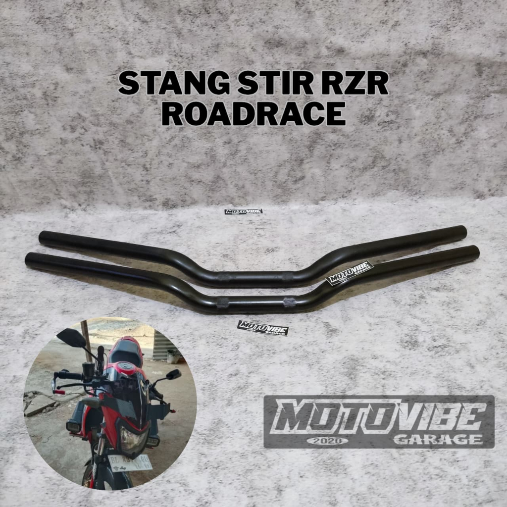 Stang RZR  ROADRACE Universal Untuk Semua Motor Stang Motor Universal Stang Rzr