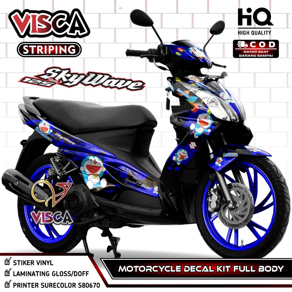 Decal Skywave Full Body - Stiker Skywave Full Body - Dekal Skywave Full Body - Striping Skywave Vari
