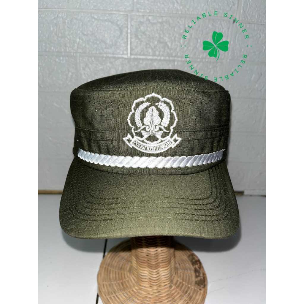 TOPI  POLHUT KOMANDO | TOPI POLISI HUTAN  BORDIR