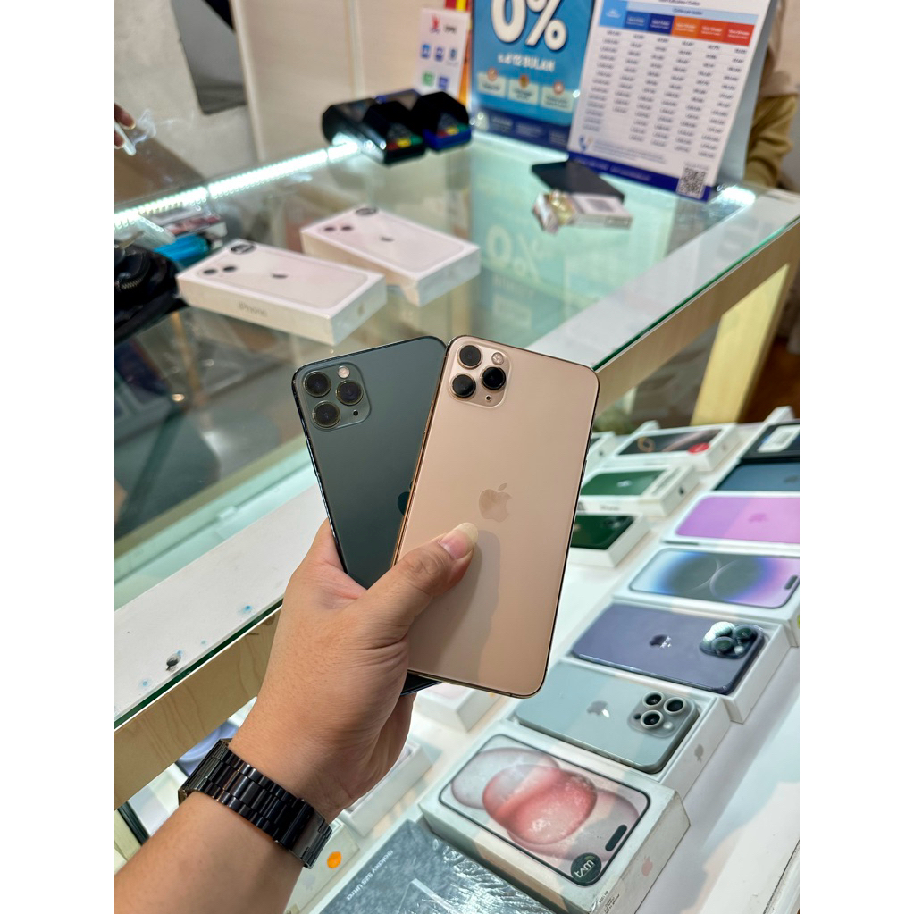 IPHONE 11 PRO MAX 256GB RESMI BEACUKAI FULL ORI