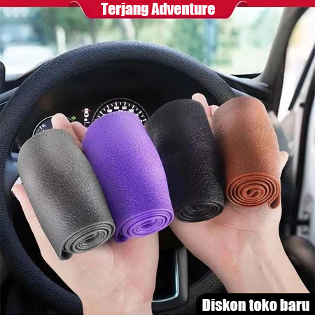 TA Cover Stir Mobil Universal Bahan Silicon Sarung Stir Mobil Silikon 30-40cm 38cm 40cm Sarung Stir 