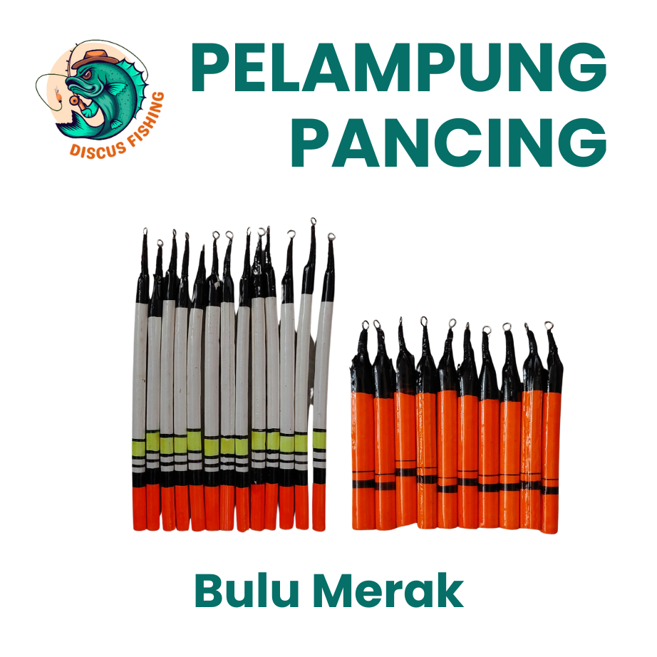 Pelampung Pancing Bulu Merak Asli / Pelampung Bulu Merak