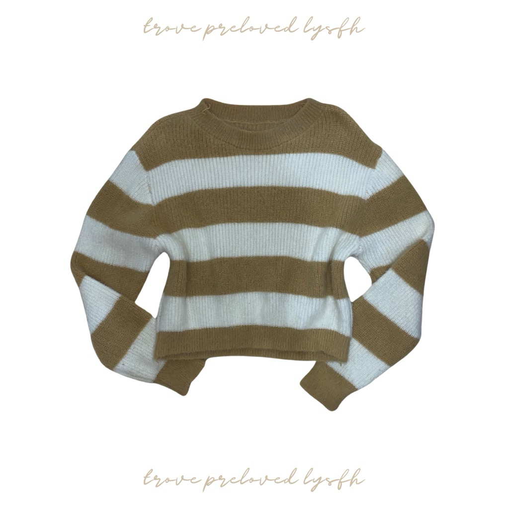 PRELOVED sweater rajut crop