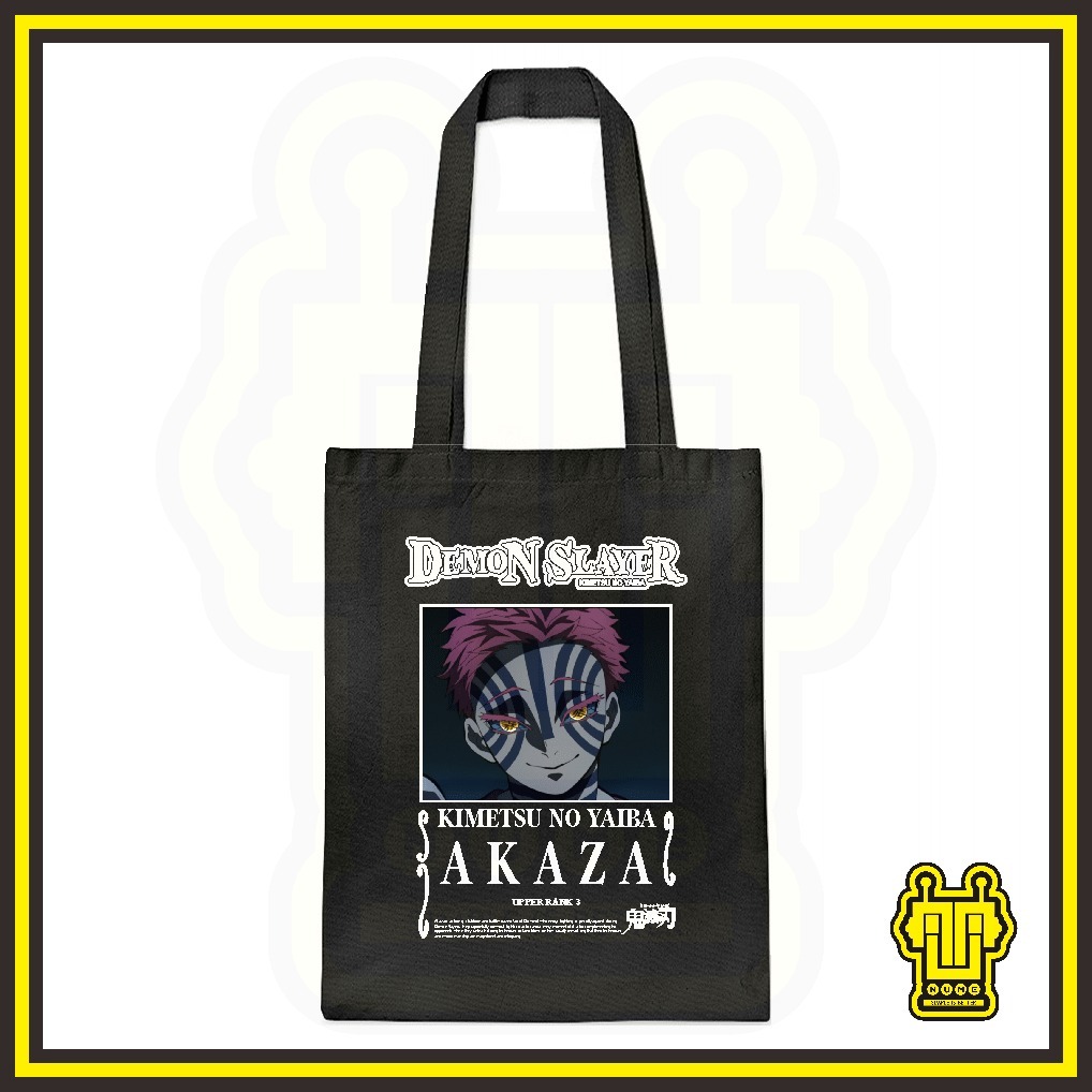 Tas Tote Bag Anime Demon Slayer Kimetsu No Yaiba Akaza