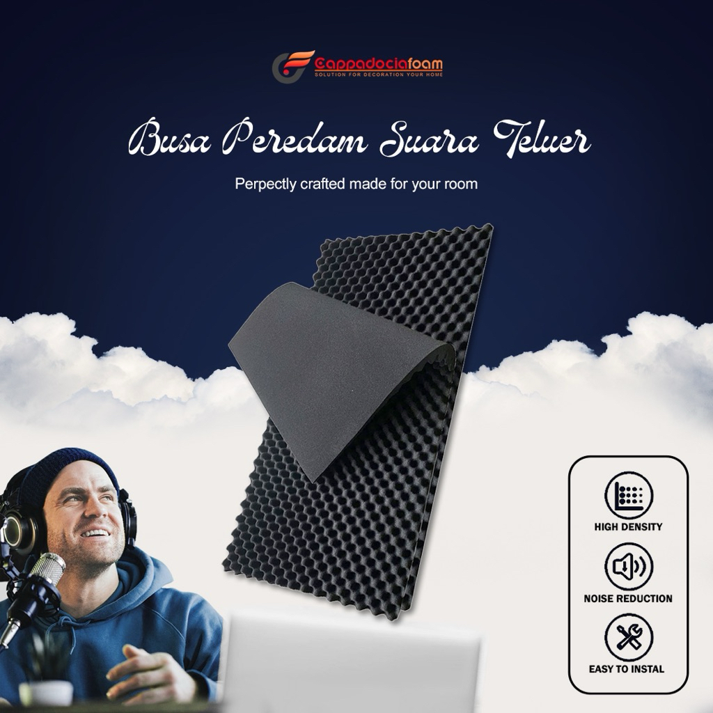 BUSA PEREDAM PREMIUM EGG FOAM BUSA TELUR PEREDAM SUARA