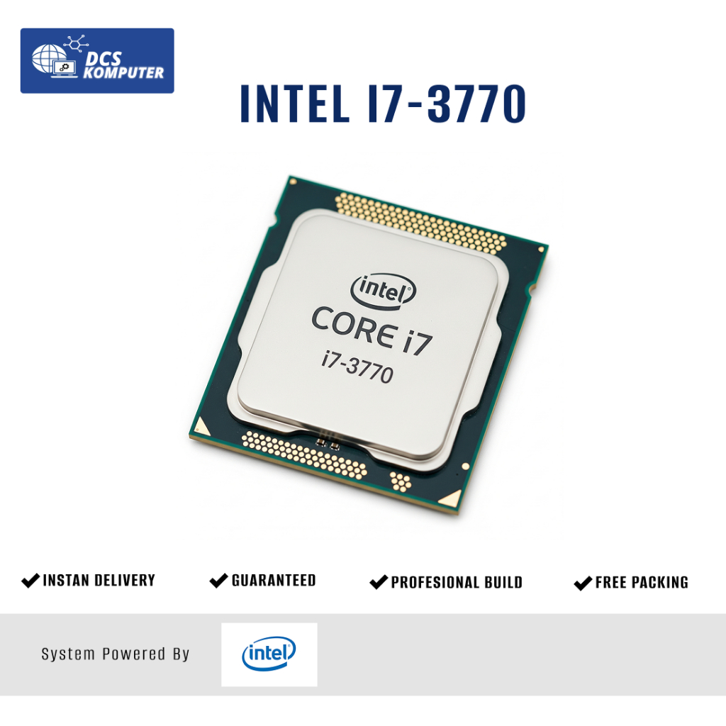PROCESSOR INTEL i7 3770 SOCKET 1155 + FAN PROCESSOR