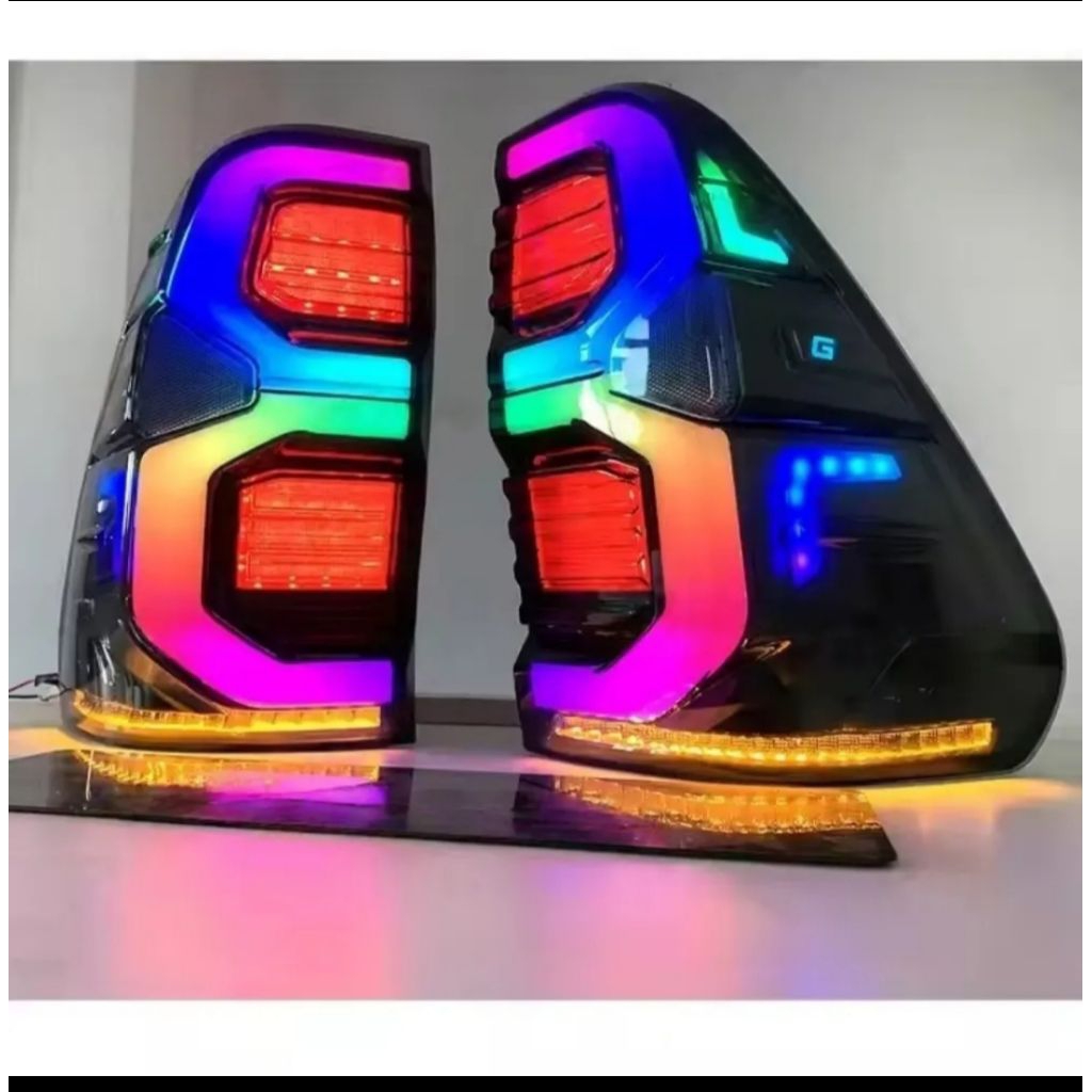 Stoplamp Hilux Revo Rocco 2016 - 2025 - Stoplamp Hilux Rocco Revo 2016 - 2025 - RGB Matrix