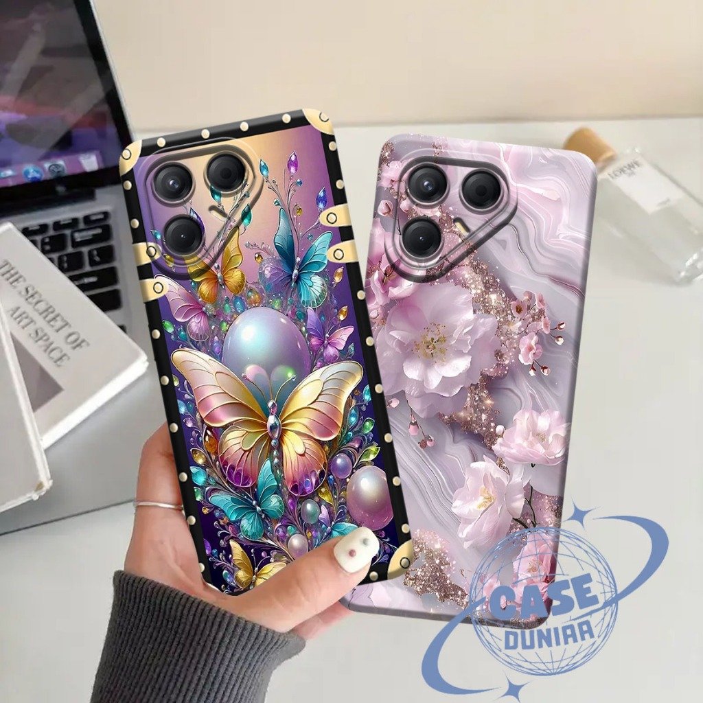 Case Kartun lucu Untuk semua type hp Tecno 7 Spark 10 Pro Spark 30C Spark GO 1 Pova 6 Pova Neo 3 ter