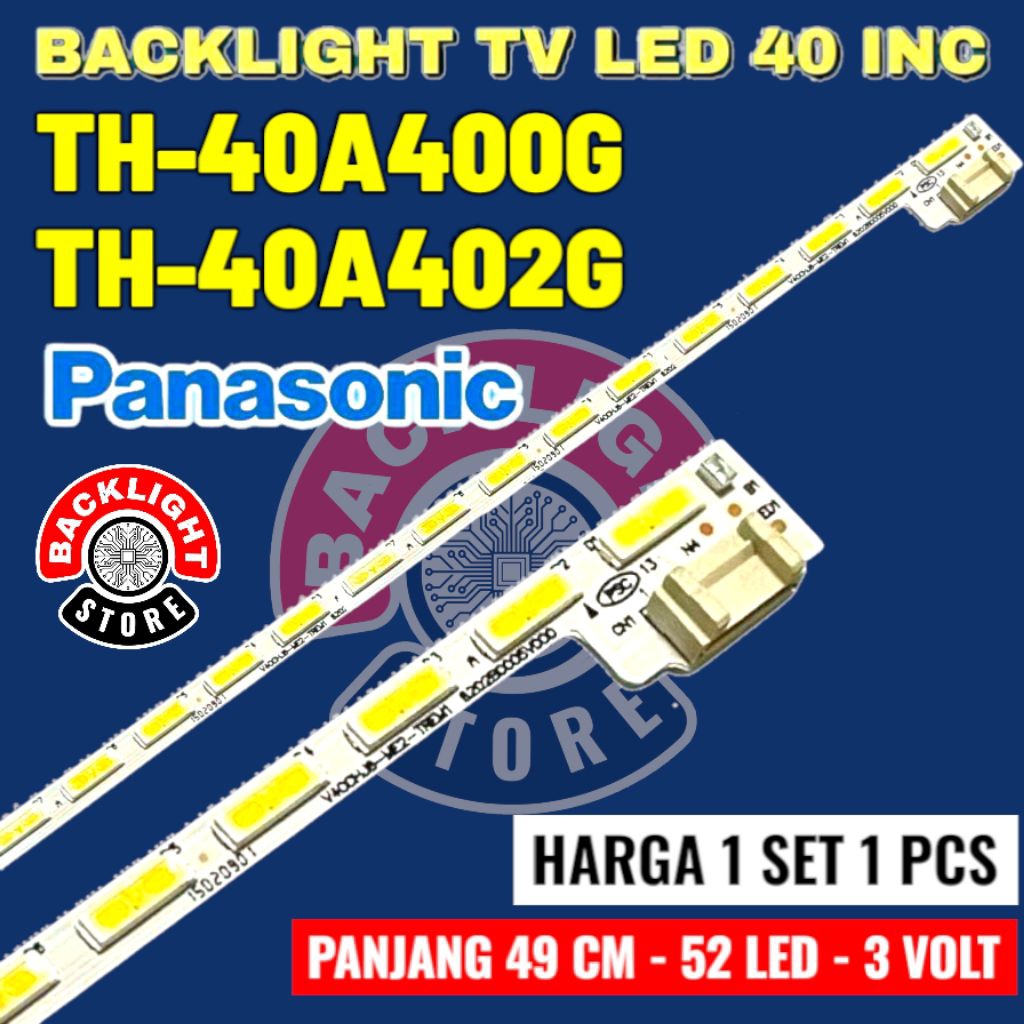 Backlight Tv Led PANASONIC 40 inc TH-40A400G TH-40A402G TH 40A400G 40A402G