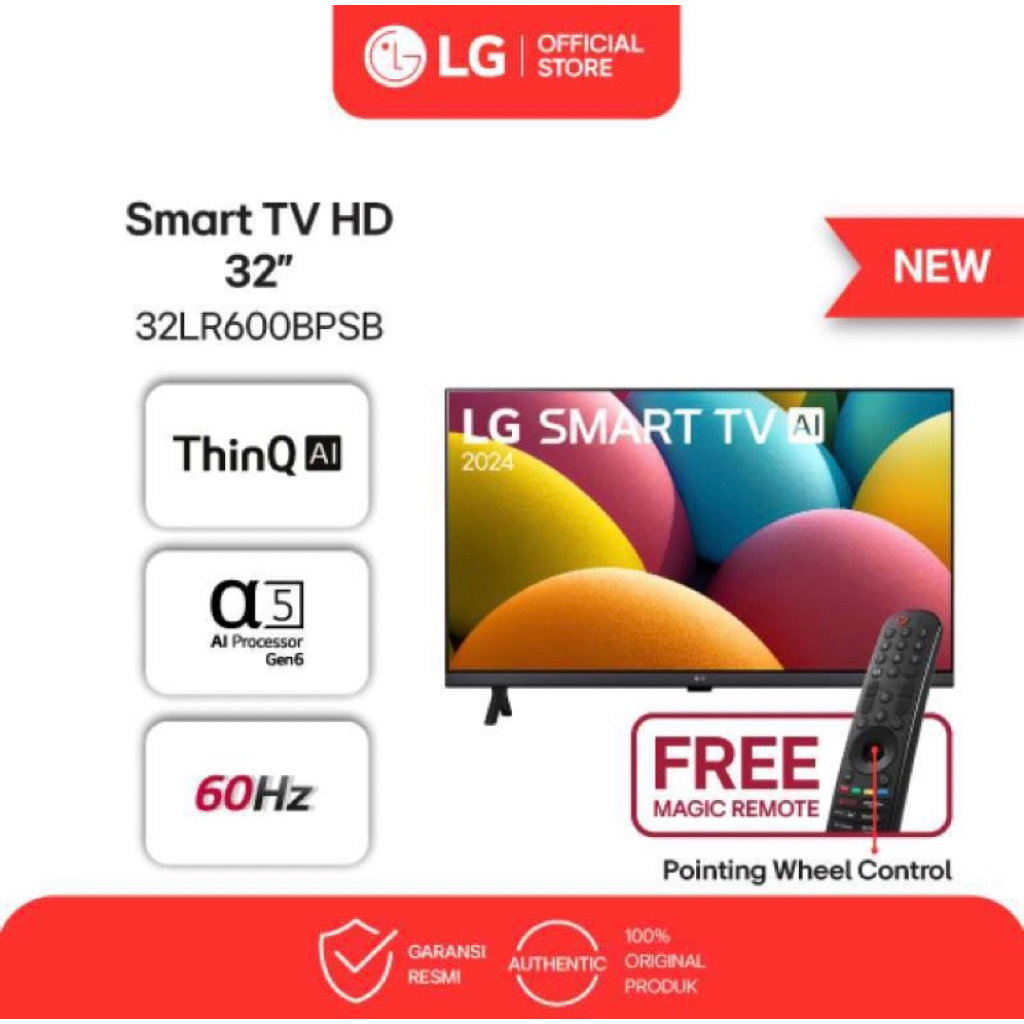 NEW LG SMART TV MAGIC REMOT 32LR600BPSB (32” Smart tv) / 32LM550 (32” digital tv)  LG SMART TV HD WE