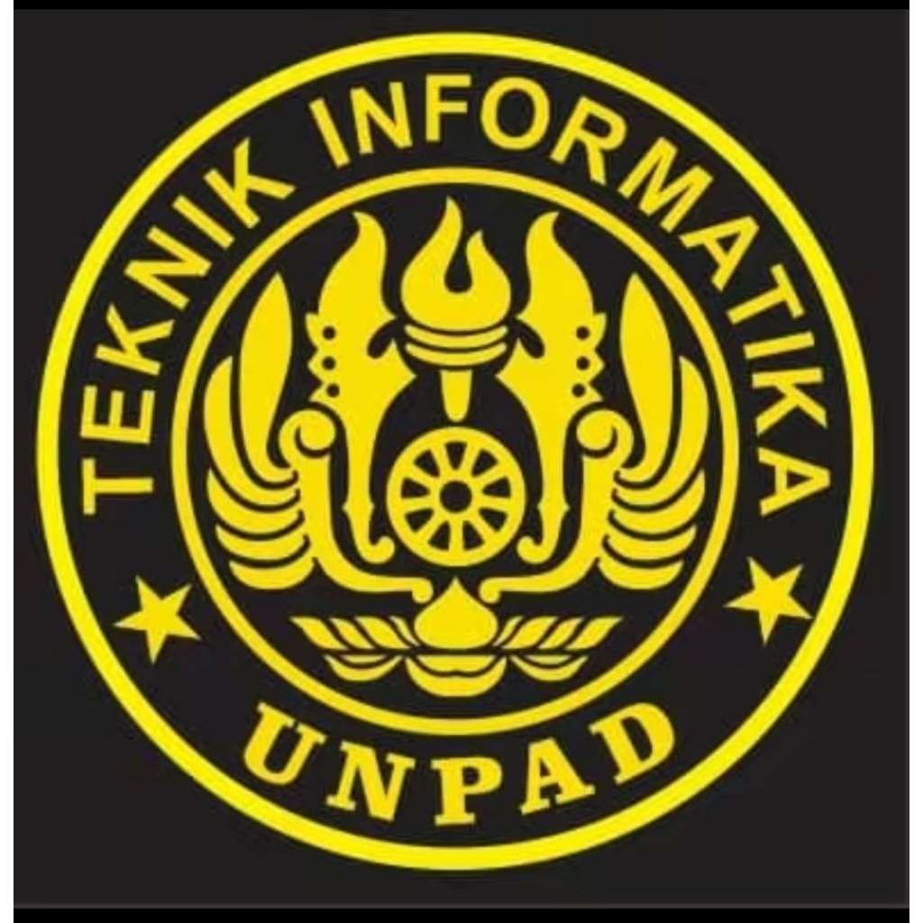 Cutting Sticker Stiker Teknik Informatika Unpad Bulat