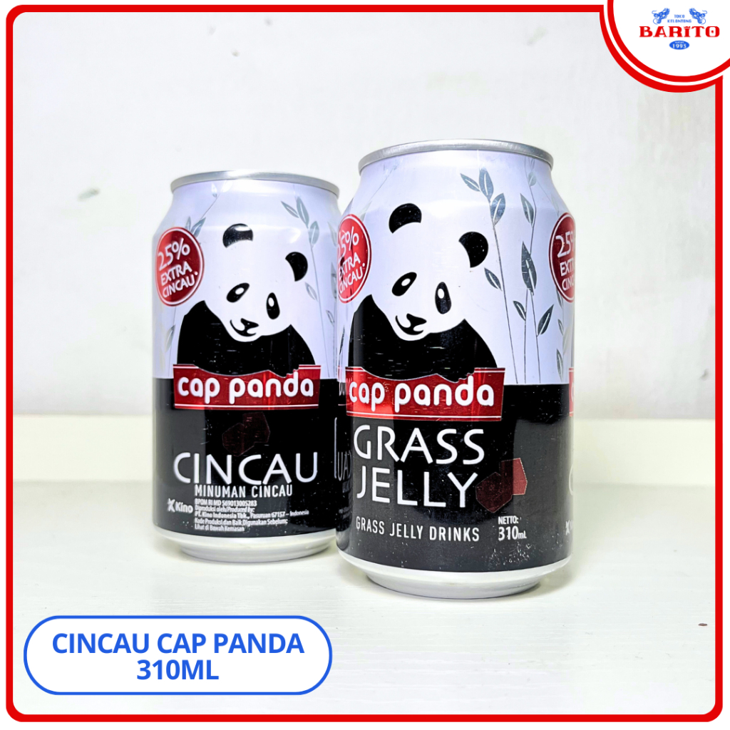 

[DUS/KARTON] Cincau Cap Panda Kaleng Isi 310 ML