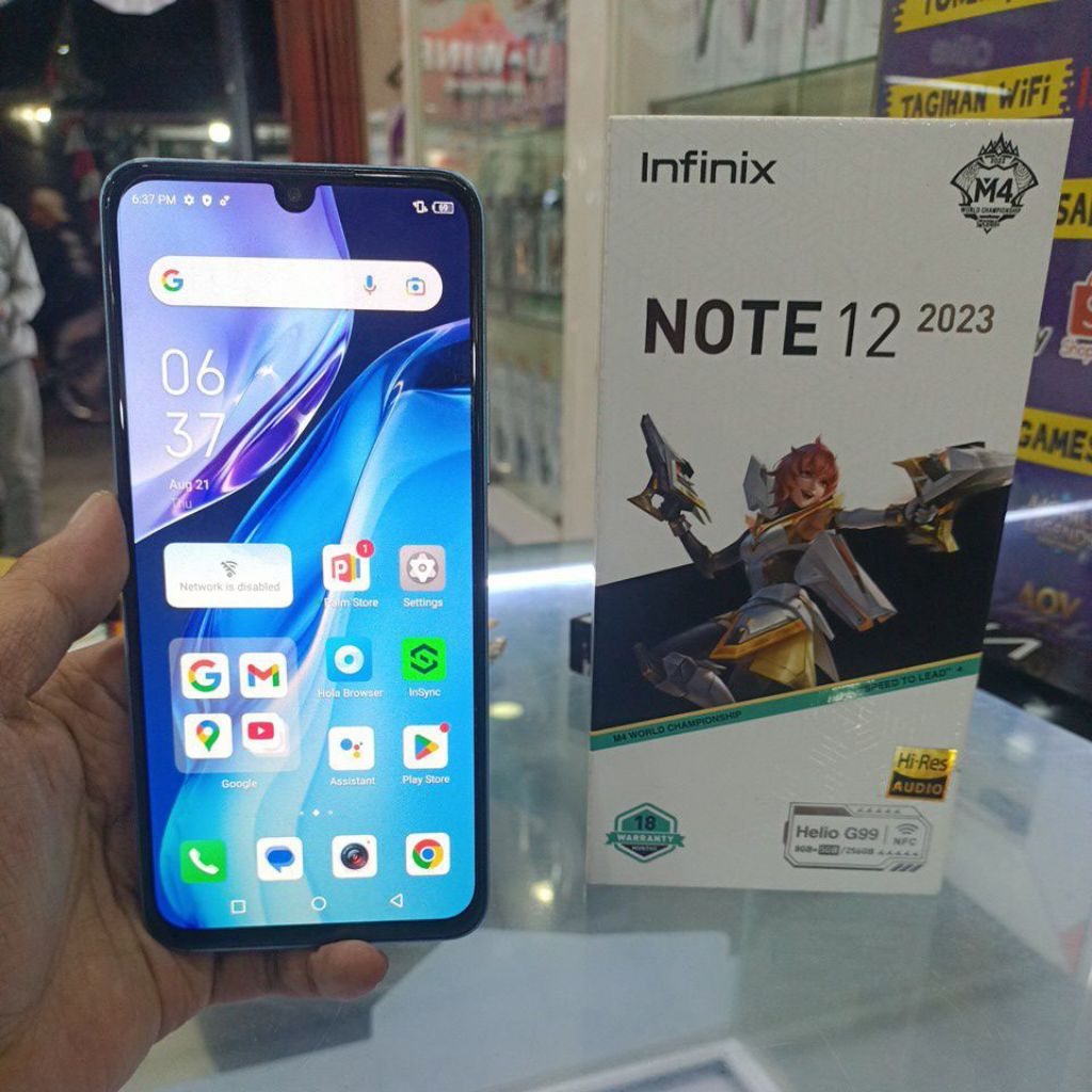 handphone second Infinix note 12 2023