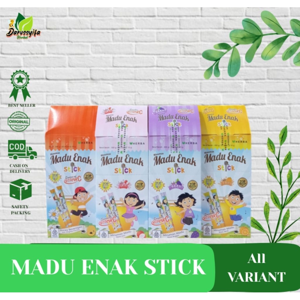 

MADU ENAK STICK ISI 20 SACHET//MADU ENAK//