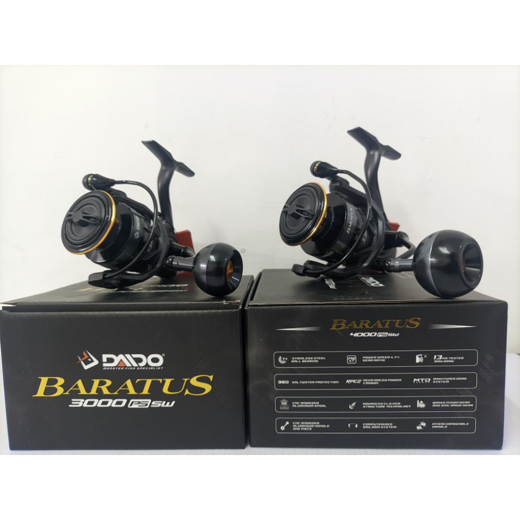 Reel Daido Baratus 3000 4000 Ps SW reel pancing kuat dan berkualitas