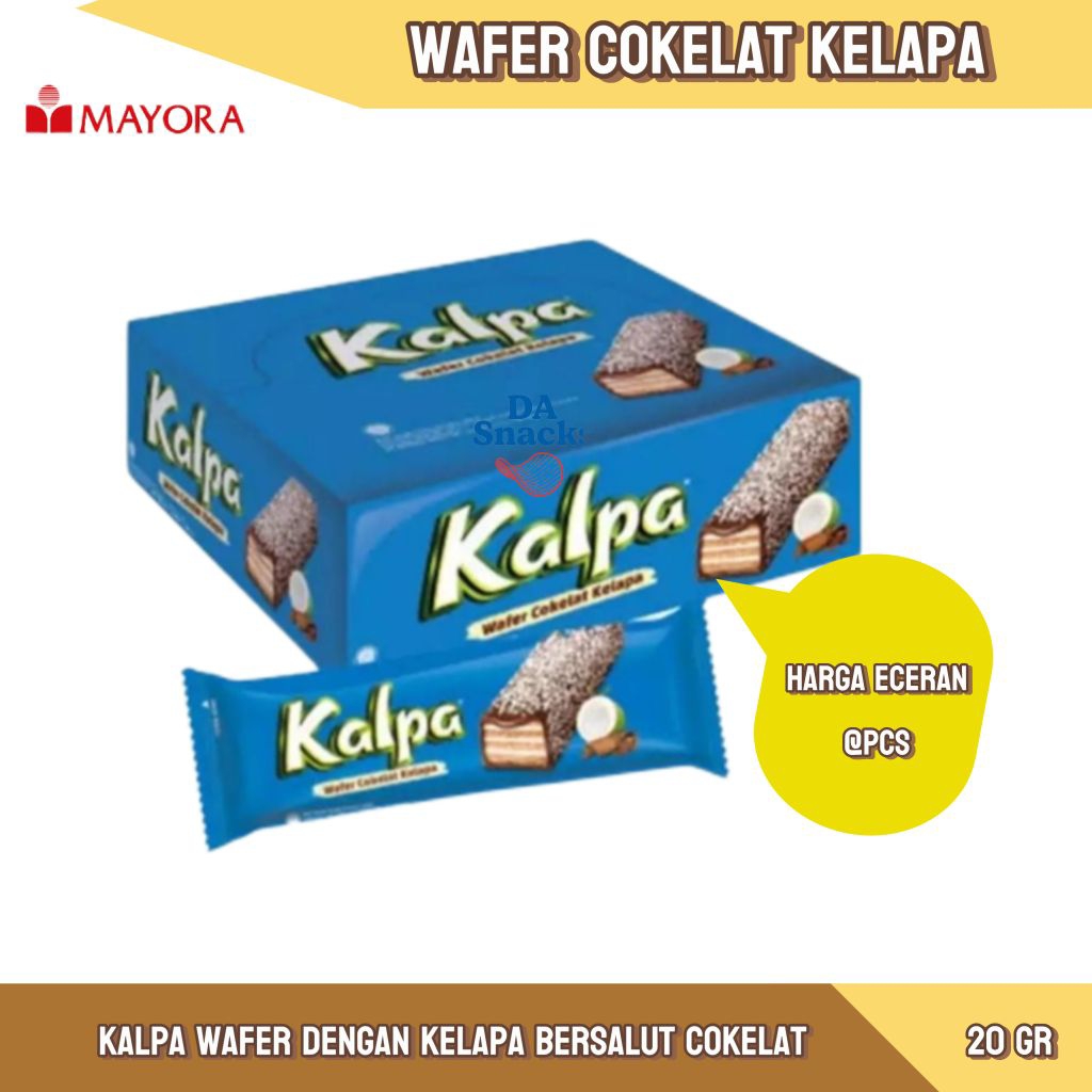 

Kalpa Wafer Cokelat Eceran @20gram / makanan ringan