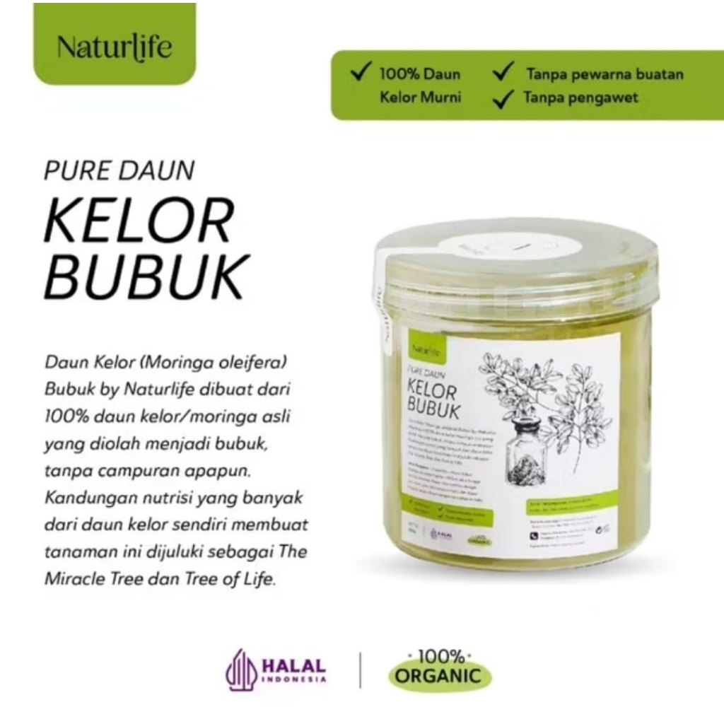 

Bubuk Daun Kelor Moringa Organik 150Gr Solusi Sehat dan Alami
