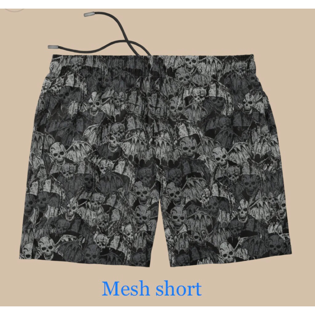 Official Avenged Sevenfold mesh shorts