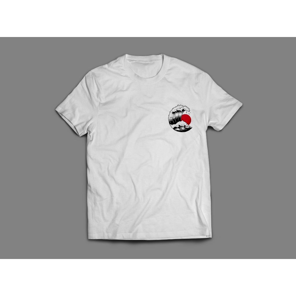 Kaos Distro Pria Urban Street Apparel Premium Motif Samurai Jepang Depan Belakang | Kaos Pria Distro