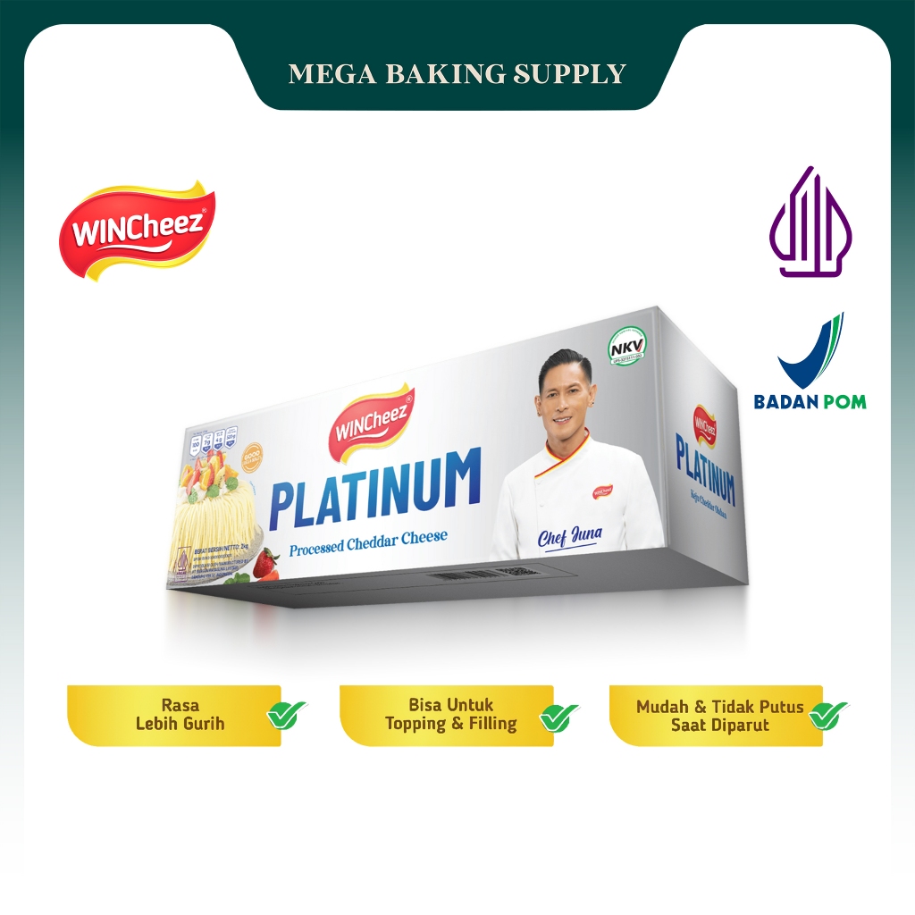 

WINCheez Keju Platinum 2 KG | Mega Baking Supply