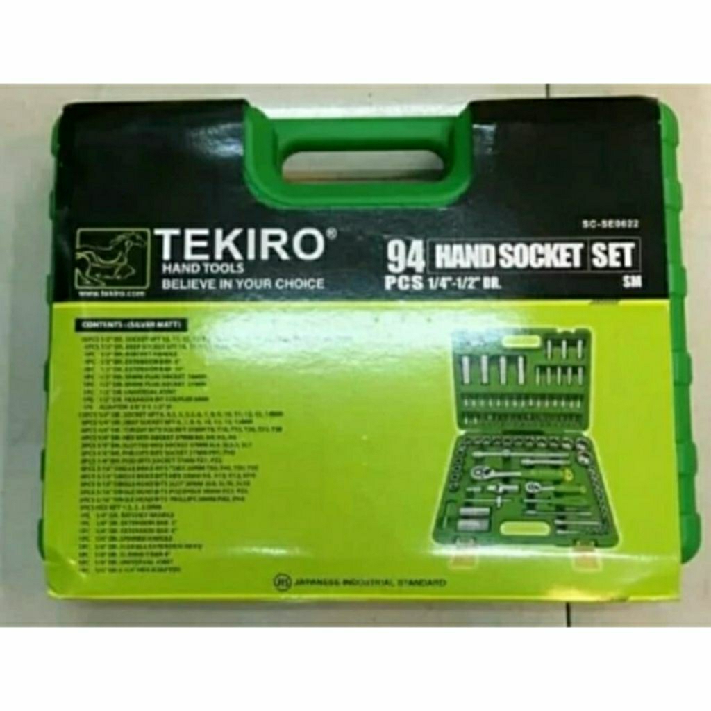 TEKIRO KUNCI SOCK SET 94 PCS (BOX PLASTIK)