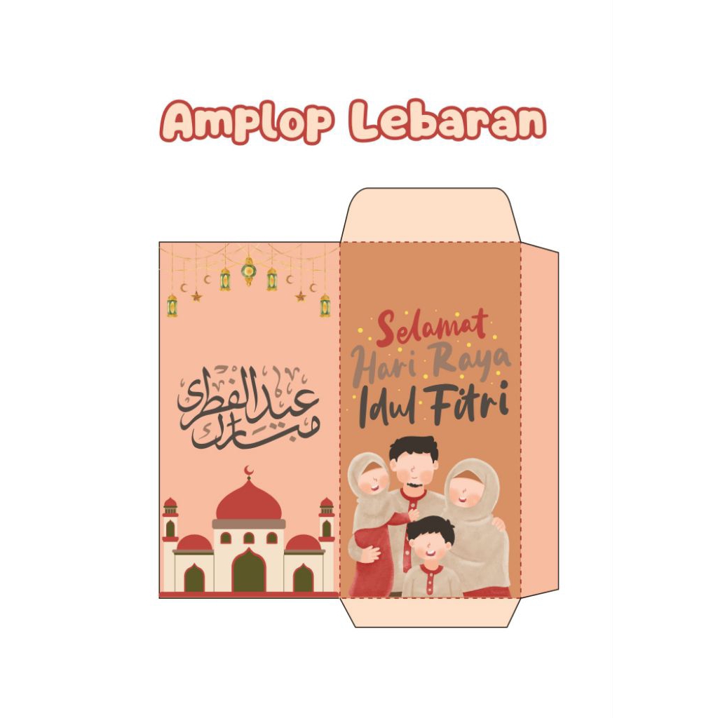 

AMPLOP LEBARAN LUCU 20.000 Dapat 100 pcs