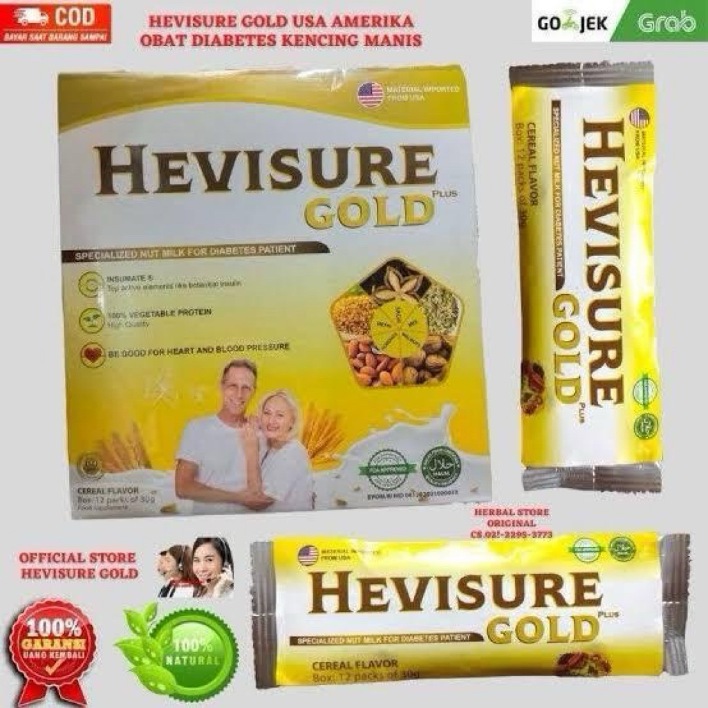 

HEVISURE GOLD ORIGINAL SUSU KESEHATAN UNTUK DIABETES DAN GULA