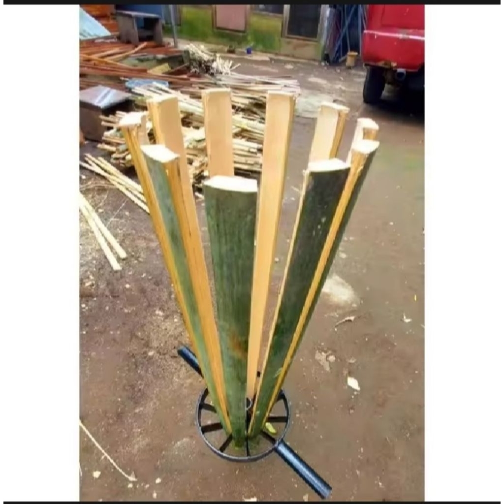alat belah bambu manual/pisau pemecah bambu mata pisau 10
