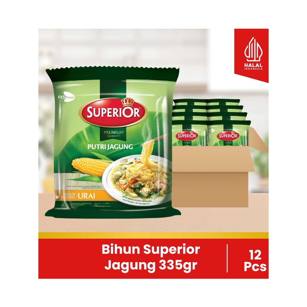 

Paket Bundling - Bihun Superior - Jagung - 12 Keping - 12pcs