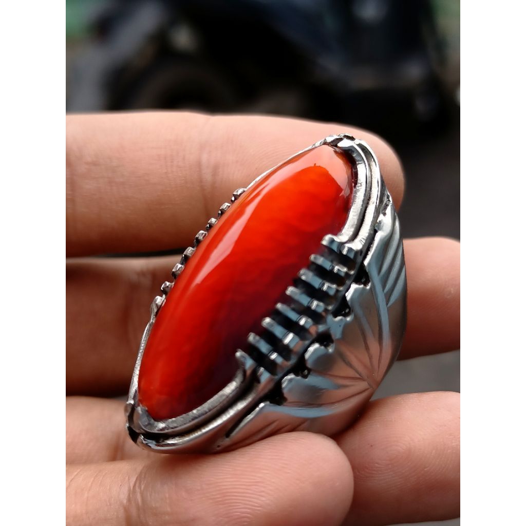 Batu akik Pandan Merah Jamblang