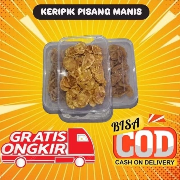 

Keripik pisang koin manis