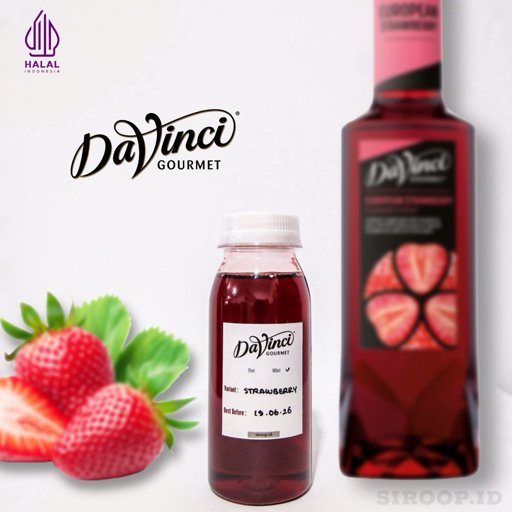 

Davinci European Strawberry Syrup Flavour Repack (30ml,75ml,100ml)