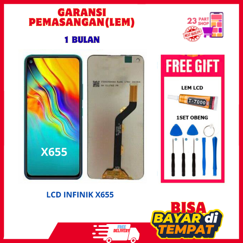 [ORIGINAL] LCD TOUCHSCREEN INFINIX X655 / X656 ( INFINIX HOT 9 / NOTE 7 LITE )