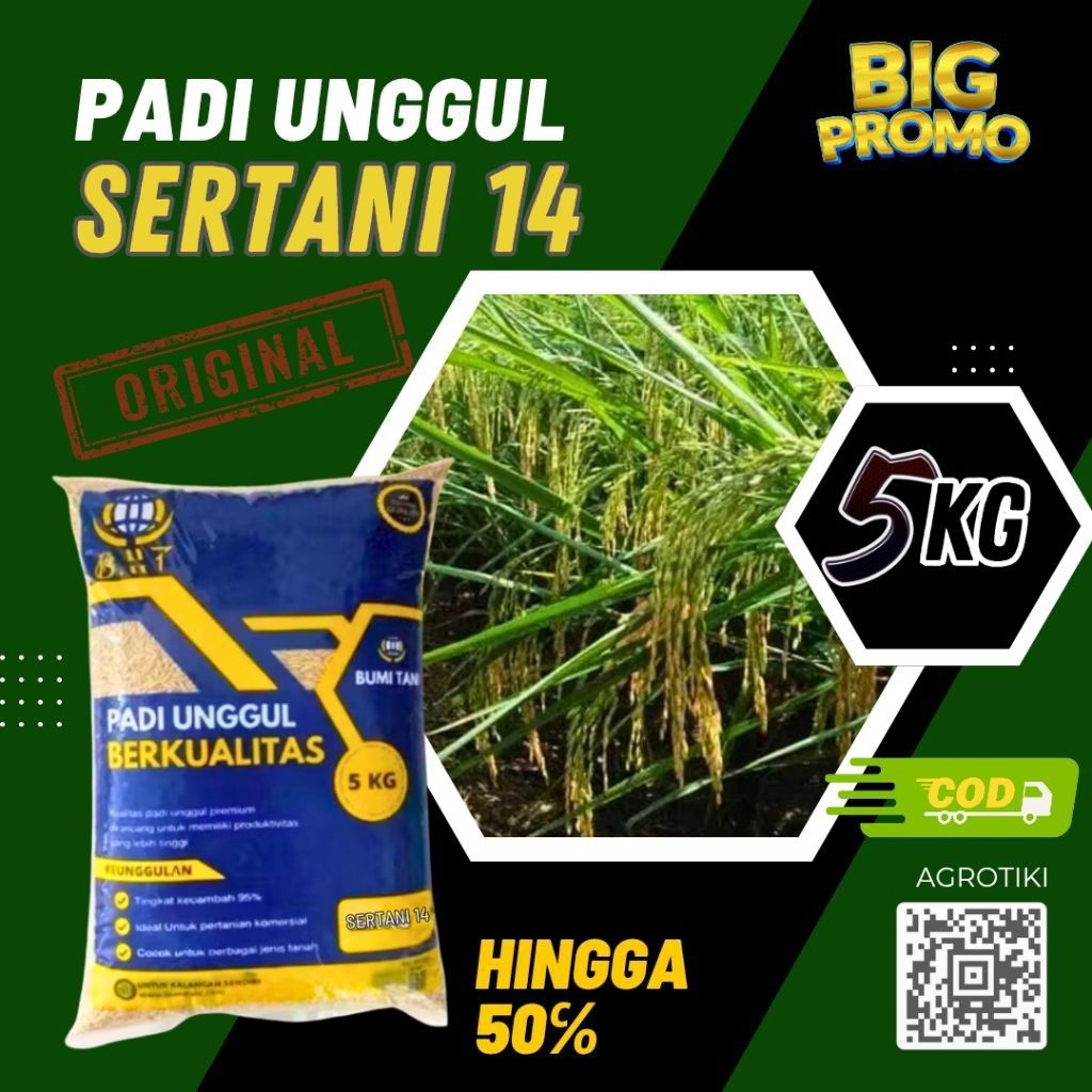 benih padi sertani berat 5kg