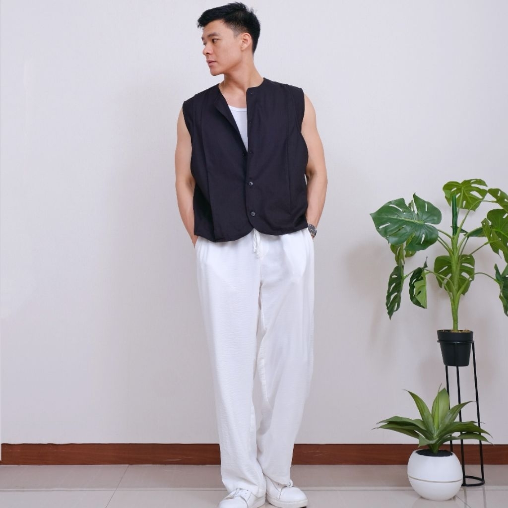 Jackson Top Baju Rompi Pria Outer Pria Kemeja Pria Keren